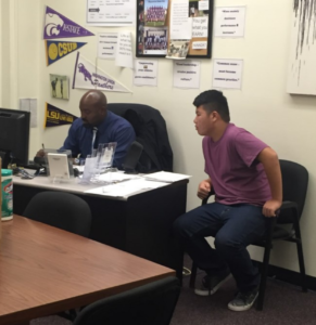 Mr. Holland is a team player by providing class change assistance to students along with Chulson Lee n Sophomore Academy to help serve our students in a timely manner.